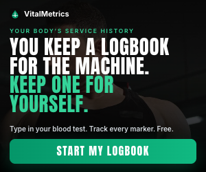VitalMetrics: you keep a logbook for the machine. Keep one for yourself.