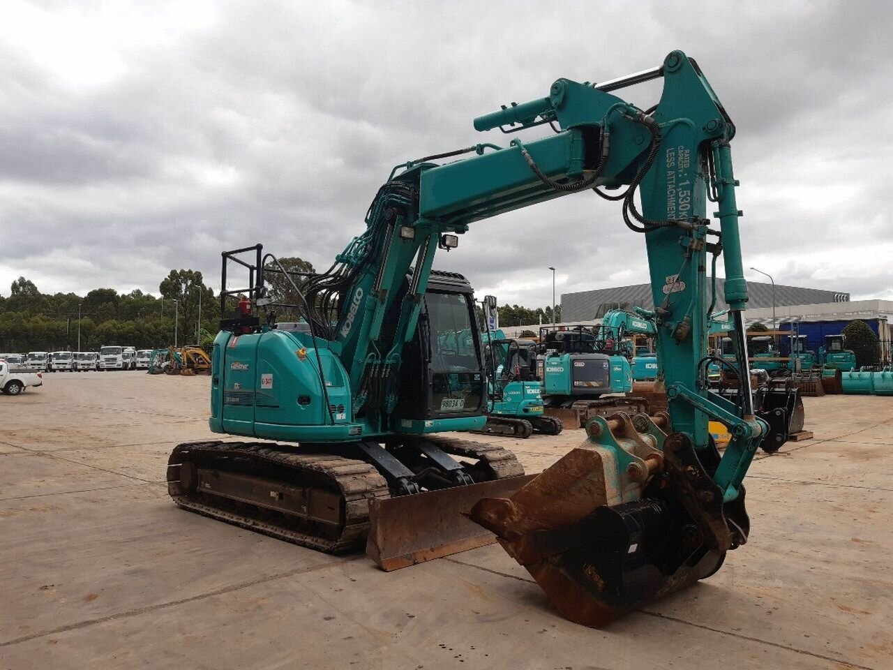 2016 Kobelco Sk135sr-3 Offset Automatic 1d Track Mounted ...